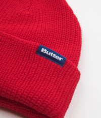 Butter Goods Wharfie Beanie - Red | Flatspot