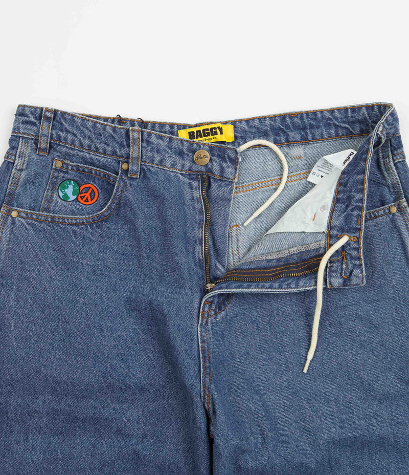 Butter Goods World Peace Denim Jeans Washed Indigo Flatspot