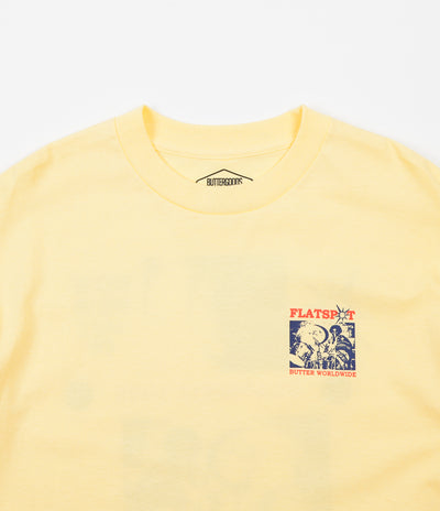 Butter Goods x Flatspot T-Shirt - Banana