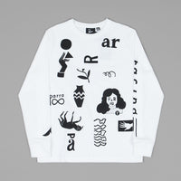 by Parra A Little Pressure Long Sleeve T-Shirt - White thumbnail