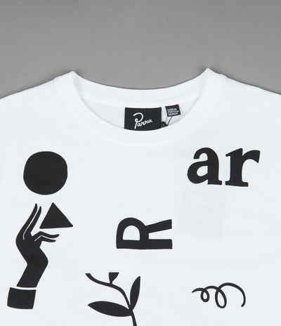by Parra A Little Pressure Long Sleeve T-Shirt - White