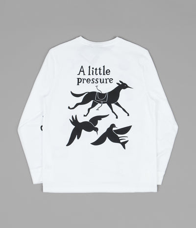 by Parra A Little Pressure Long Sleeve T-Shirt - White