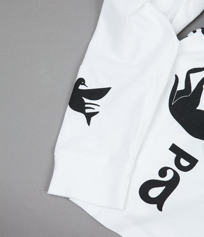 by Parra A Little Pressure Long Sleeve T-Shirt - White
