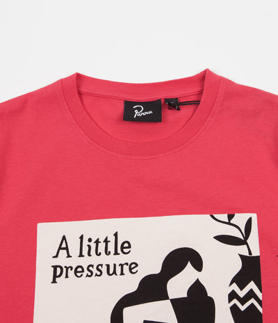 by Parra A Little Pressure T-Shirt - Raspberry Wine