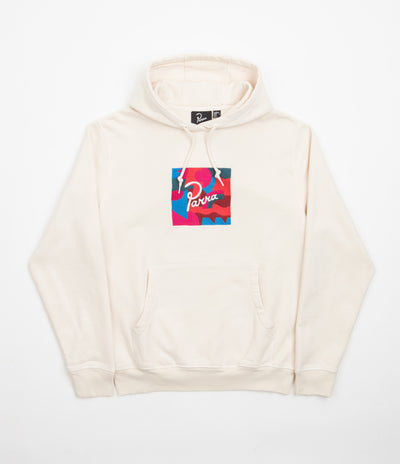 by Parra Abstract Shapes Hoodie - White