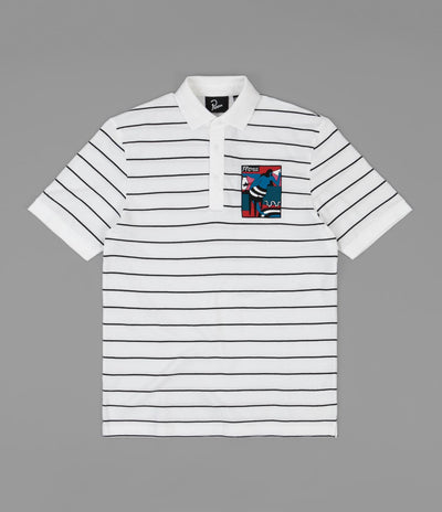 by Parra Bar Messy Polo Shirt - White