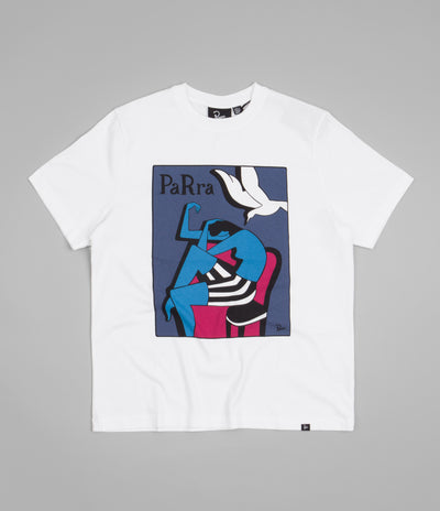 by Parra Bird Attack T-Shirt - White