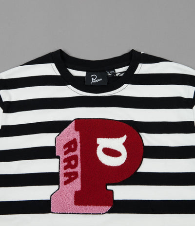 by Parra Block P Striped Long Sleeve T-Shirt - Stripes