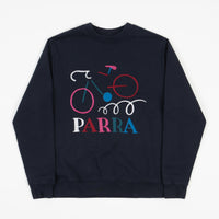by Parra Broken Bike Crewneck Sweatshirt - Navy thumbnail