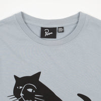 by Parra Cat T-Shirt - Dusty Blue thumbnail