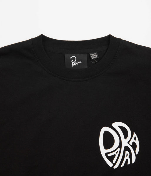 by Parra Circle Tweak Logo Long Sleeve T-Shirt - Black | Flatspot