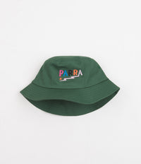 by Parra Colored Lightning Logo Bucket Hat - Green