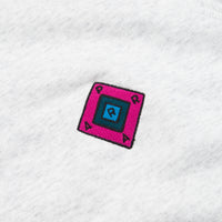 by Parra Diamond Block Logo Crewneck Sweatshirt - Ash Grey thumbnail