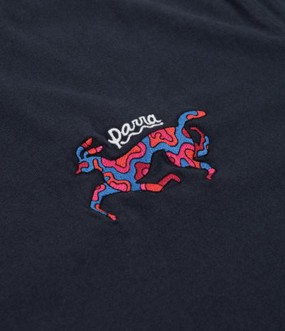 by Parra Dog Race T-Shirt - Navy Blue