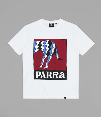 by Parra Dog Tail Static T-Shirt - White