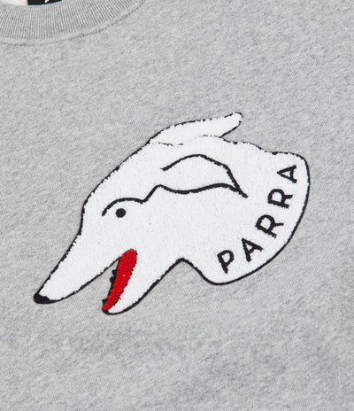 by Parra Dogface Crewneck Sweatshirt - Heather Grey