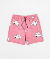 by Parra Dogface Swim Shorts - Pink