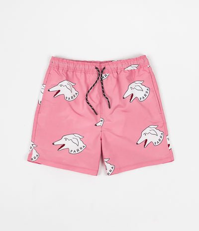 by Parra Dogface Swim Shorts - Pink