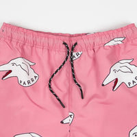 by Parra Dogface Swim Shorts - Pink thumbnail