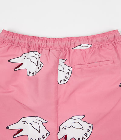 by Parra Dogface Swim Shorts - Pink