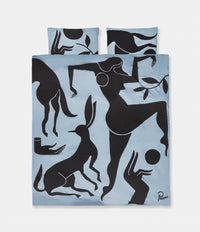 by Parra Earth Mother Duvet Cover - Dusty Blue