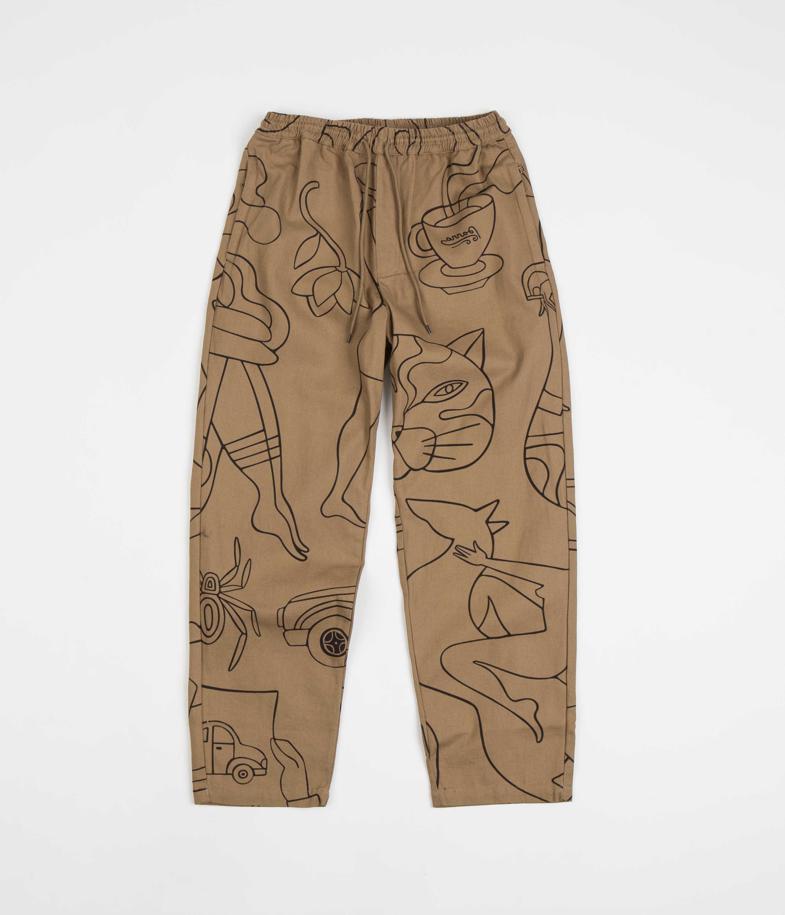 by Parra Experience Life Worker Pants - Camel | Flatspot