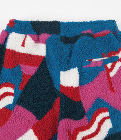 by Parra Flag Mountain Racer Sherpa Fleece Pants - Multi