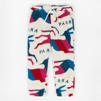 by Parra Jumping Foxes Sherpa Fleece Pants - Off White thumbnail