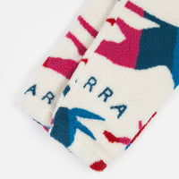 by Parra Jumping Foxes Sherpa Fleece Pants - Off White thumbnail
