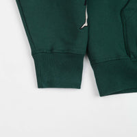 by Parra Life Experience Half Zip Sweatshirt - Pine Green thumbnail
