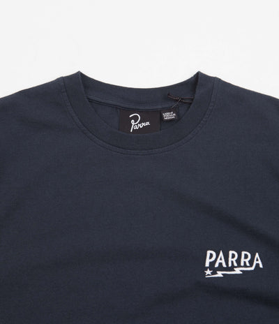 by Parra Lightning Logo T-Shirt - Navy Blue