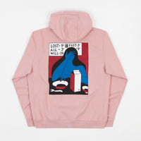 by Parra Lost All Will Fast Hooded Sweatshirt - Pink thumbnail