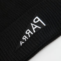 by Parra Mirrored Flag Logo Beanie in Black thumbnail