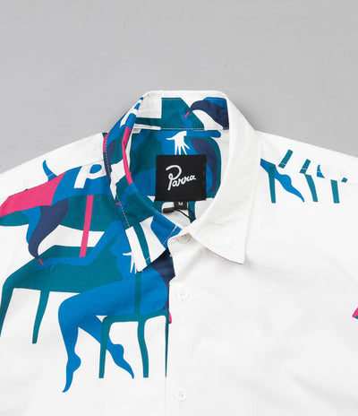 by Parra Monaco Camp Collar Shirt - Off White