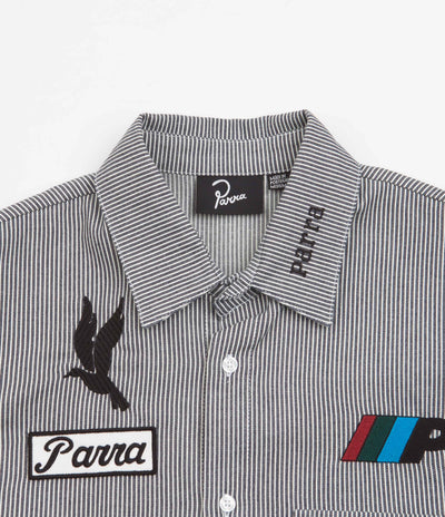 by Parra Parra Racing Team Mechanic Short Sleeve Shirt - Black