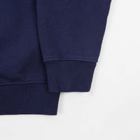 by Parra Pencil Bird Half Zip Sweatshirt - Blue thumbnail