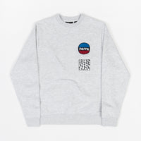 by Parra Racing Fox Crewneck Sweatshirt - Ash thumbnail