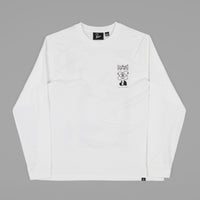 by Parra Rest Day Long Sleeve T-Shirt - White thumbnail