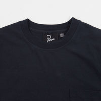 by Parra Sad Cat System Bird Long Sleeve T-Shirt - Navy Blue thumbnail