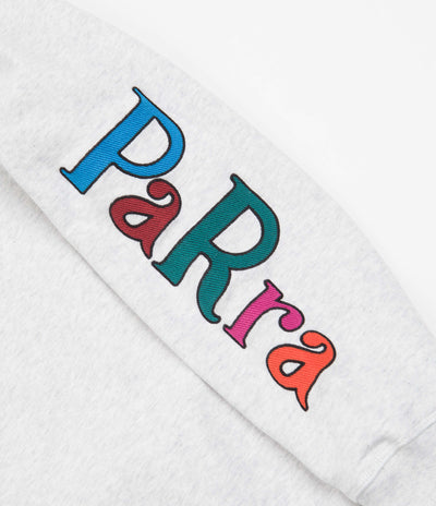 by Parra Serif Logo Crewneck Sweatshirt - Ash Grey