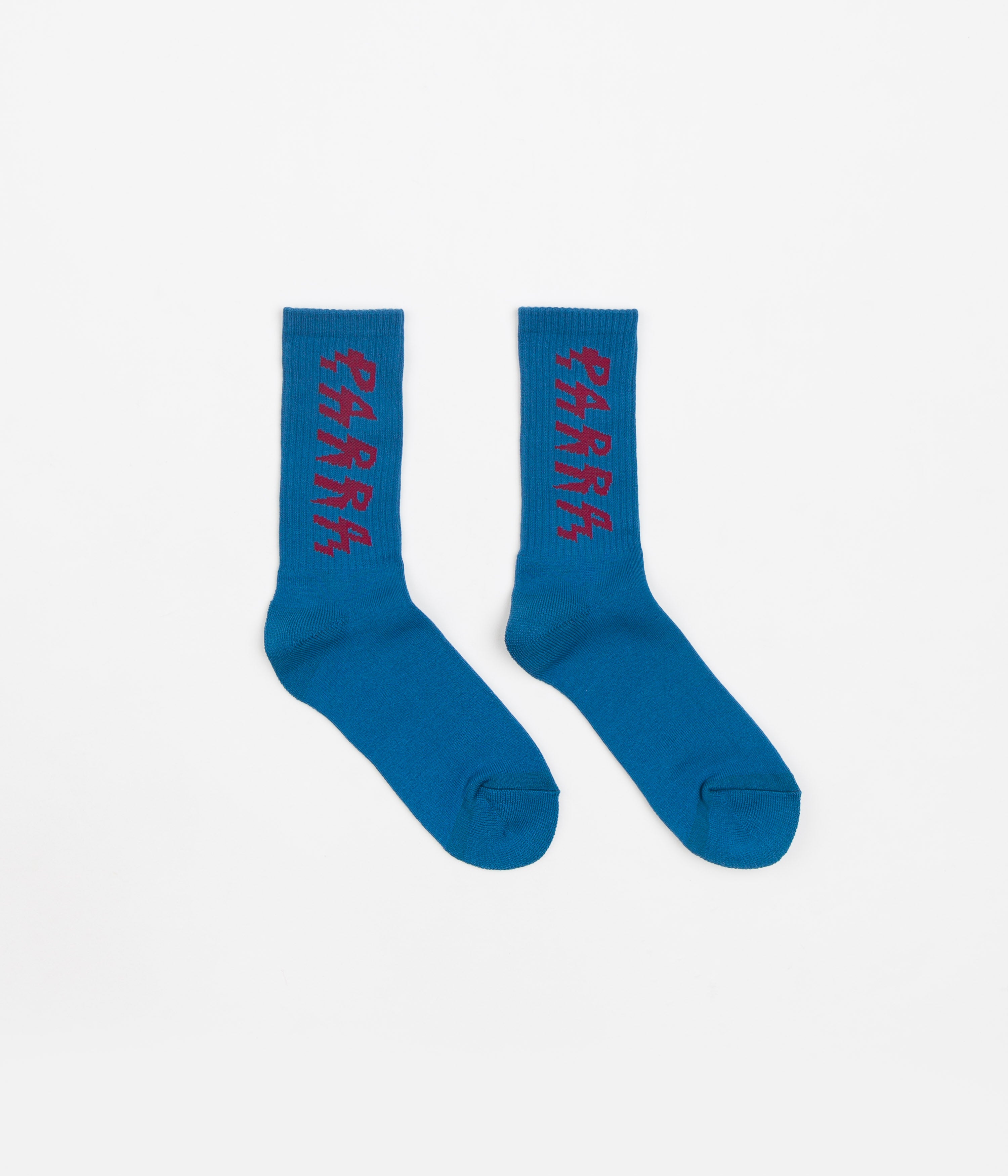 by Parra Shocker Logo Crew Socks Greek Blue Flatspot