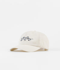 by Parra Snaked 6 Panel Cap - Off White