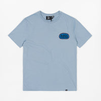 by Parra Spilled Drink  T-Shirt - Dusty Blue thumbnail