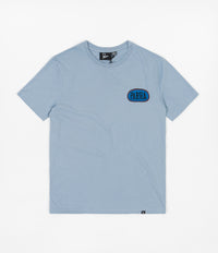 by Parra Spilled Drink  T-Shirt - Dusty Blue