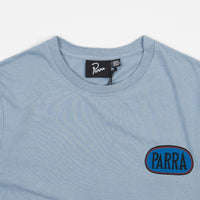 by Parra Spilled Drink  T-Shirt - Dusty Blue thumbnail
