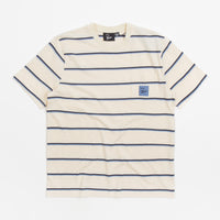 by Parra Striper Pocket Logo T-Shirt - Dusty Blue thumbnail