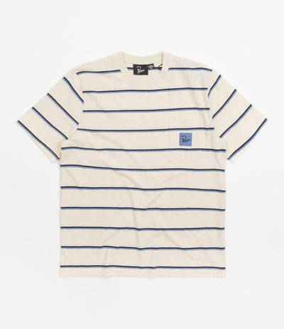 by Parra Striper Pocket Logo T-Shirt - Dusty Blue