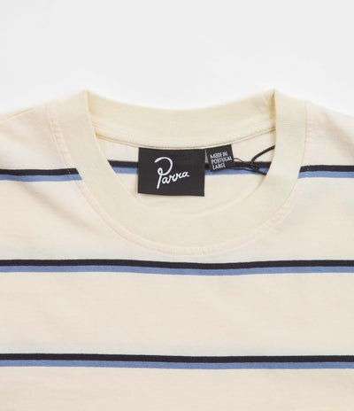 by Parra Striper Pocket Logo T-Shirt - Dusty Blue