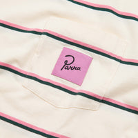 by Parra Striper Pocket Logo T-Shirt - Pink thumbnail