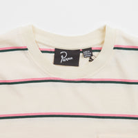 by Parra Striper Pocket Logo T-Shirt - Pink thumbnail